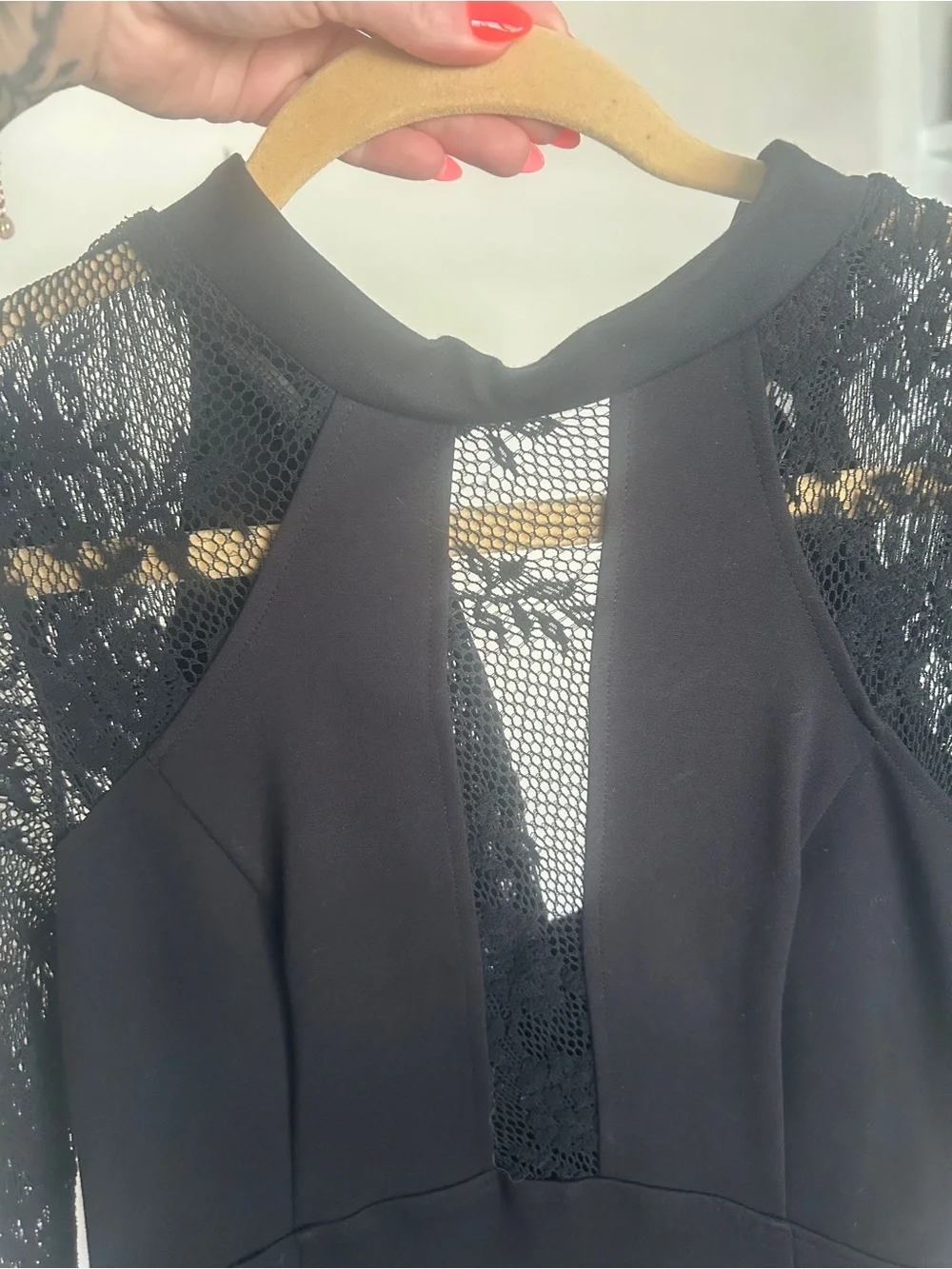 Free People Lace bodycon dress